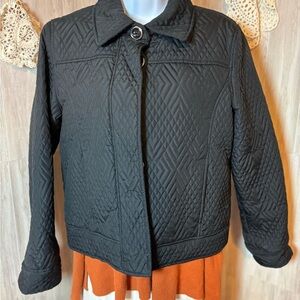 Weatherproof Black Quilted Jacket